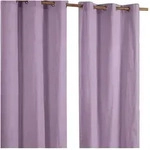 Homescapes &Ouml;senvorhang, Mauve, Textil, Uni, 117x137 cm, Oeko-Tex&reg;,...