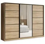 Masseno Schwebet&uuml;renschrank, Sonoma Eiche, Holzwerkstoff, 7 F&auml;cher, 4...