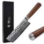 Wakoli Nakirimesser, Nussbaum, Metall, Holz, Echtholz, 30 cm, Kochen, K&uuml;chenmesser,
