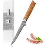 Zayiko Ausbein-, Birke, Holz, Metall, Echtholz, 30 cm, Kochen, K&uuml;chenmesser