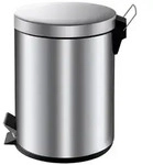 Proregal M&uuml;lleimer, Silber, Metall, Rund, 20x28.4x24.5 cm, K&uuml;chen,