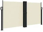furnicato Seitenmarkise, Creme, Textil, Rechteckig, 600x120x600 cm, Sonnen- &