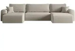 Kaiser M&ouml;bel Ecksofa, Beige, Textil, 362x145 cm, Wohnzimmer, Sofas & Couches,