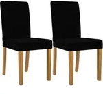 CLP Esszimmerstuhl, Schwarz, Holz, 41x91x47 cm, Esszimmer, St&uuml;hle,...