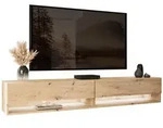 Lookway H&auml;ngeschrank, Eiche Artisan, Holzwerkstoff, 2 F&auml;cher, Rechteckig,...