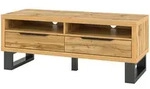 Masseno Lowboard, Eiche Wotan, Holzwerkstoff, 2 Schubladen, 124x50x50 cm,...