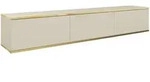 Masseno Lowboard, Beige, Holzwerkstoff, 175x30x32 cm, Wohnzimmer, Wohnw&auml;nde,