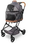 Wonderfold Hundebuggy P2 Pet Stroller, Grau, Textil, 44x100x68 cm, Baby on Tour,