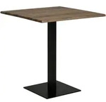 Mid.you Bistrotisch, Eiche dunkel, Holz, Eiche, quadratisch, eckig, 70x75x70 cm,