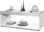 Vladon Couchtisch, Hellgrau, Holzwerkstoff, 104x40.5x58 cm, Wohnzimmer,