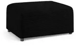 Fun M&ouml;bel Polsterhocker, Schwarz, Textil, 100x45x91 cm, Wohnzimmer, Hocker