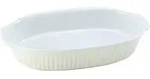 Creatable Auflaufform, Wei&szlig;, Hellgelb, Keramik, 1,4 L, oval, 19x5x33.5 cm,