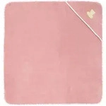Vossen Kapuzenbadetuch Teddy, Altrosa, Textil, Uni, 100x100 cm, Oeko-Tex&reg;...
