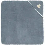 Vossen Kapuzenbadetuch Teddy, Graublau, Textil, Uni, 100x100 cm, ISO 9001, Fkt,...