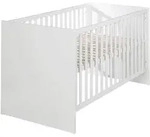 Roba Gitterbett, Wei&szlig;, Holzwerkstoff, 70x140 cm, Babym&ouml;bel, Babybetten, Gitterbett