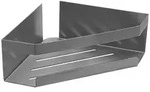 Sch&ouml;ner Wohnen Duschablage Meleto, Grau, Metall, eckig, 28.5x8x18 cm,