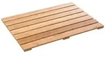 5five Simply Smart Fussmatte, Beige, Holz, 35.5x53 cm, Badtextilien, Badematten