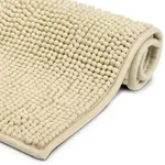Beautissu Vorleger, Natur, Textil, 50x80 cm, Badtextilien, Badematten
