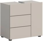 Mid.you Waschbeckenunterschrank, Kaschmir, Kunststoff, 1 F&auml;cher, 60x57x34 cm,...