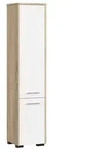 Akord Hochschrank, Sonoma Eiche, Wei&szlig;, Holzwerkstoff, Nachbildung, Holz Optik,...