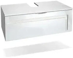 Vladon Waschbeckenunterschrank, Creme, Holzwerkstoff, 96x36x51 cm, Badezimmer,