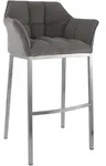 CLP Barhocker, Taupe, Metall, 64x110x48 cm, Esszimmer, Barm&ouml;bel, Barhocker