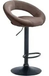CLP Barhocker, Braun, Metall, 53x80x47 cm, Esszimmer, Barm&ouml;bel, Barhocker