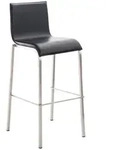 CLP Barhocker, Schwarz, Metall, 43x103x51 cm, Esszimmer, Barm&ouml;bel, Barhocker