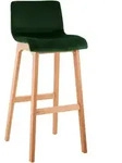 CLP Barhocker, Gr&uuml;n, Holz, 41x101x46 cm, Esszimmer, Barm&ouml;bel, Barhocker