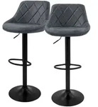 Ml-Design Barhocker, Anthrazit, Metall, 37x106x47 cm, Esszimmer, Barm&ouml;bel, Barhocker