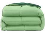 wometo Pl&uuml;sch, Gr&uuml;n, Textil, 155x220 cm, Oeko-Tex&reg;, Schlaftextilien, Bettdecken
