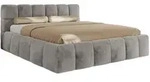 MKS Polsterbett, Hellgrau, Textil, H3 + H4, Rechteckig, 160x200 cm, Oeko-Tex&reg;,