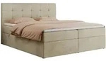 MKS Boxbett, Beige, Textil, 1-Sitzer, H4, Rechteckig, 180x200 cm, Schlafzimmer,