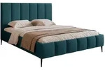 Selsey Polsterbett, T&uuml;rkis, Metall, 2-Sitzer, 160x200 cm, Schlafzimmer, Betten,