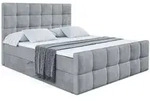 Altdecor Boxbett, Grau, Holzwerkstoff, H3, H&ouml;he ca. 20 cm, 180x200 cm, Schlafzimmer,