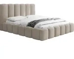 WFL Group Polsterbett, Beige, Kunststoff, 200x200 cm, Schlafzimmer, Betten,