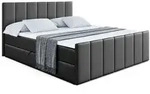 Altdecor Boxbett, Schwarz Hochglanz, Holzwerkstoff, H3, H&ouml;he ca. 20 cm,...