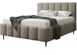 Mirjan24 Polsterbett, Hellbraun, Metall, Rechteckig, 160x200 cm, Schlafzimmer,