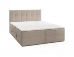 Fun M&ouml;bel Boxbett, Hellbraun, Textil, 200x200 cm, Schlafzimmer, Betten,