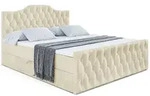 Altdecor Boxbett, Beige, Holzwerkstoff, H3, H&ouml;he ca. 20 cm, 200x200 cm,