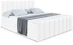 Altdecor Boxbett, Wei&szlig; Hochglanz, Holzwerkstoff, H4, H&ouml;he ca. 20 cm, 200x200...