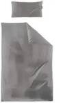 Irisette Bettw&auml;sche, Graphit, Textil, Uni, 135x200 cm, Oeko-Tex&reg; Standard 100,