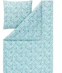 Estella Bettw&auml;sche Atelier, Blau, Textil, Floral, 155x220 cm, b&uuml;gelfrei,
