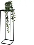 DanDiBo Blumenhocker, Schwarz, Metall, 24x70x24 cm, Wohnzimmer, Wohnzimmertische,