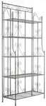 CLP Standregal, Bronze, Metall, 74.5x173x34.5 cm, Wohnzimmer, Regale, B&uuml;cherregale