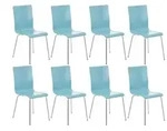 CLP Besucherstuhl, Hellblau, Metall, 43x87x47 cm, Arbeitszimmer, Besucherst&uuml;hle
