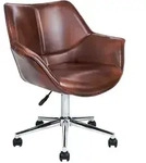 Beliani B&uuml;rostuhl, Braun, Metall, 1-Sitzer, 62x79x62 cm, Arbeitszimmer,