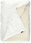 Joop! Plaid J! Cozy Cornfllower wei&szlig;, Wei&szlig;, Textil, Uni, 130x170 cm, Double...