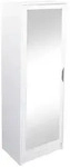 Livetastic Schuhschrank, Wei&szlig;, Holzwerkstoff, 7 F&auml;cher, 58x190x40 cm,