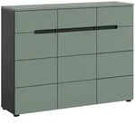 Livetastic Schuhschrank, Kunststoff, 9 F&auml;cher, 3 Schublade(n) Schubladen, 120x94x37